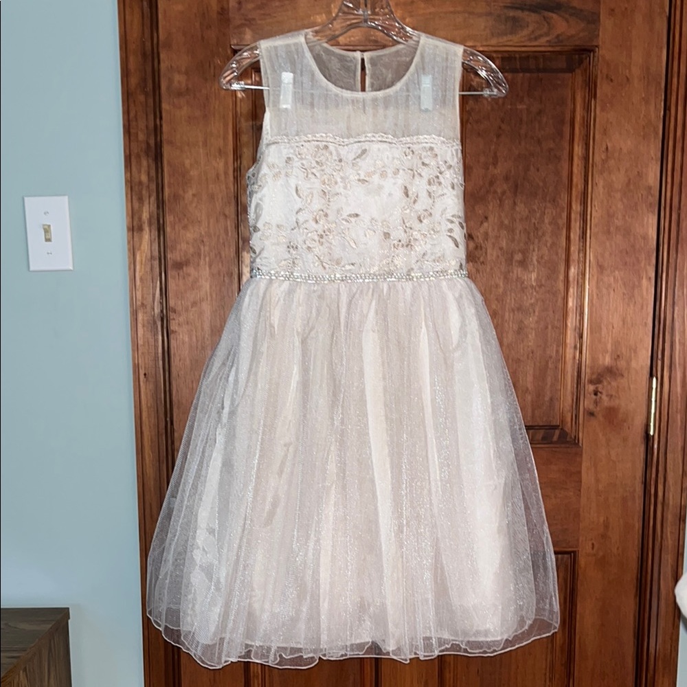 Elegant Cream Kids Dress